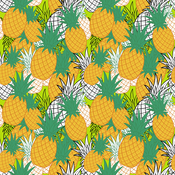 patroon ananas