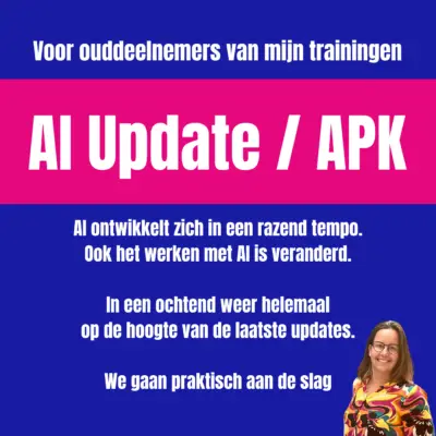 AI Update / APK voor oud deelnemers